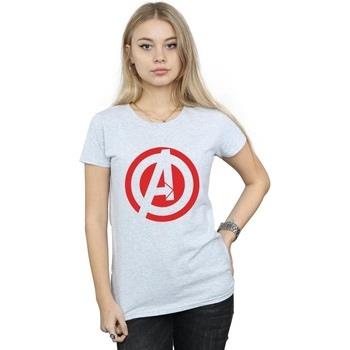 T-shirt Marvel Avenegers Assemble Solid A Logo