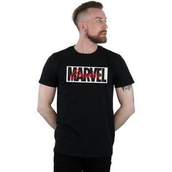 T-shirt Marvel Red Font Logo