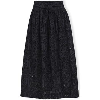 Jupes Object Bodie Skirt - Black/Denim Blue