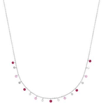 Collier Brillaxis Collier argent pampilles roses