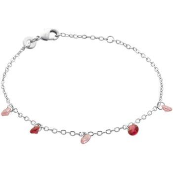 Bracelets Brillaxis Bracelet argent pampilles roses