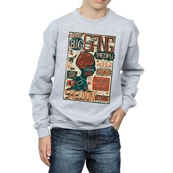 Sweat-shirt enfant Big Bang Theory Infographic Poster