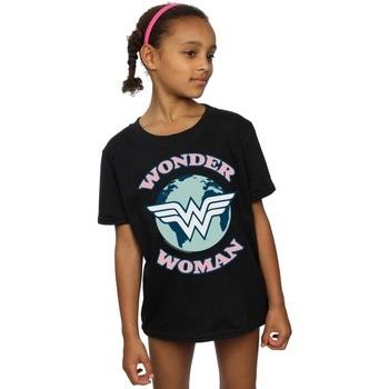 T-shirt enfant Dc Comics Wonder Woman Planet Symbol