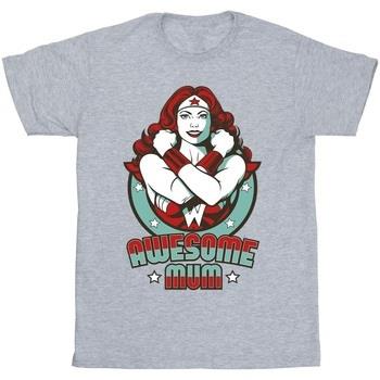 T-shirt enfant Dc Comics Wonder Woman Wonderful Mum