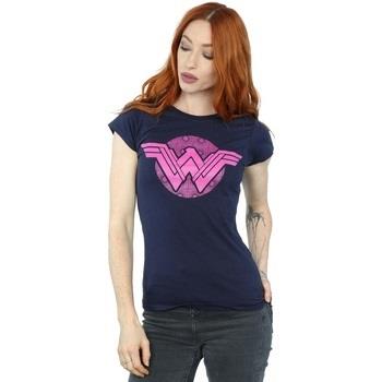 T-shirt Dc Comics Wonder Woman Pink Mosaic