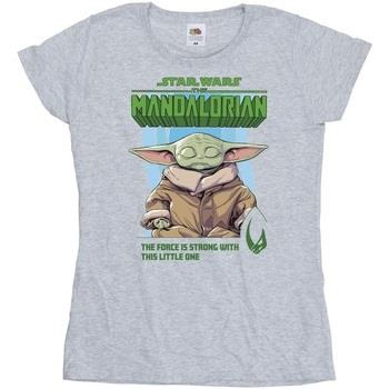 T-shirt Disney The Mandalorian The Force Is Strong