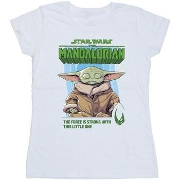 T-shirt Disney The Mandalorian The Force Is Strong