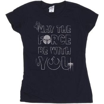 T-shirt Disney The Mandalorian May The Force Mando