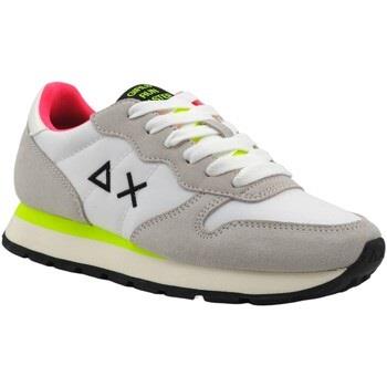 Chaussures Sun68 Allt Solid Sneaker Donna Bianco Giallo Z34201