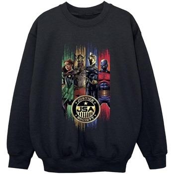 Sweat-shirt enfant Dc Comics Black Adam JSA Gold Badge