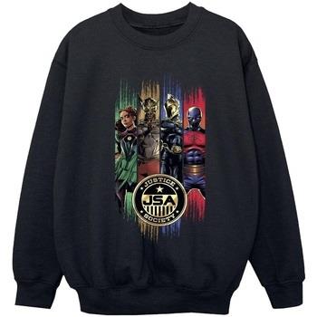 Sweat-shirt enfant Dc Comics Black Adam JSA Gold Badge