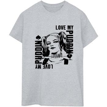 T-shirt Dc Comics Suicide Squad Harley Love Puddin