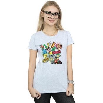 T-shirt Dc Comics Teen Titans Go Robin Montage