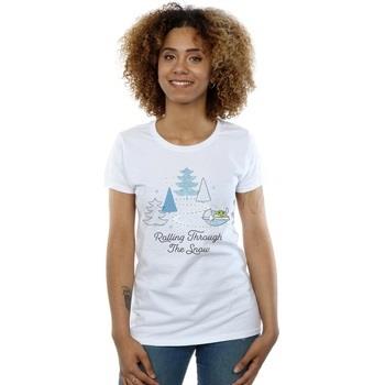 T-shirt Disney The Mandalorian Rolling Through The Snow