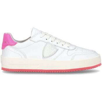 Baskets Philippe Model VNLD VN02 - NICE LOW-VEAU NEON BLANC/FUCSIA
