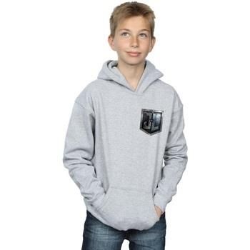 Sweat-shirt enfant Dc Comics Justice League Movie Shield Faux Pocket