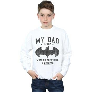 Sweat-shirt enfant Dc Comics Batman My Dad Is A Superhero