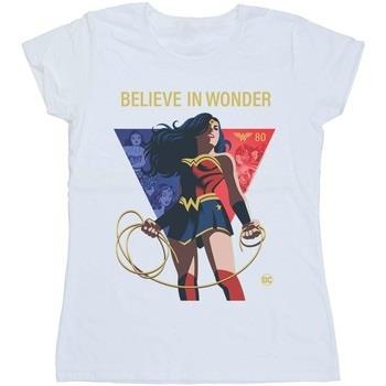 T-shirt Dc Comics 80th Anniversary Believe In Wonder