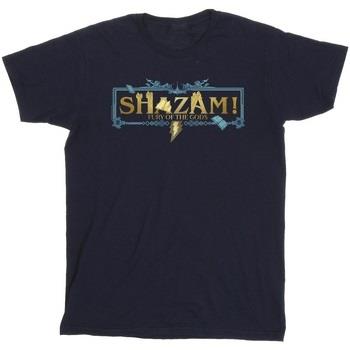 T-shirt Dc Comics Shazam Fury Of The Gods Golden Logo