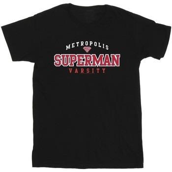 T-shirt Dc Comics Superman Metropolis Varsity