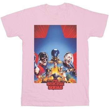 T-shirt Dc Comics The Suicide Squad Blue Star Poster