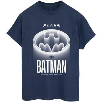 T-shirt Dc Comics The Flash Batman White Logo