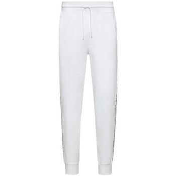 Pantalon BOSS Bas de survêtement Daky213 blanc à logos revisités
