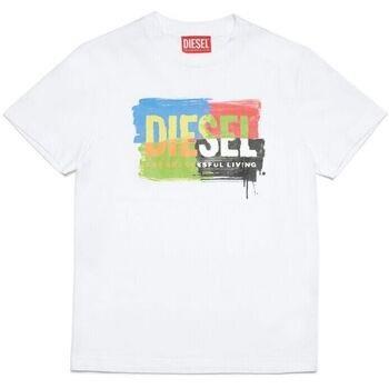T-shirt enfant Diesel J01776-00YI9 - TKAND-K100 WHITE