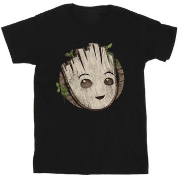 T-shirt Marvel I Am Groot Wooden Head