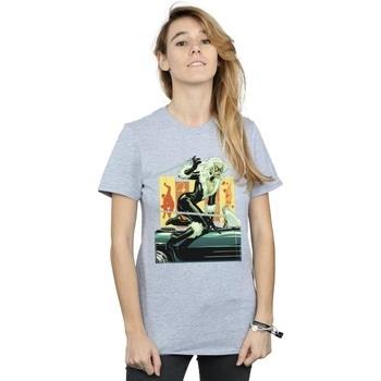 T-shirt Marvel Black Cat Car