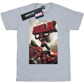 T-shirt Marvel Red Hulk Cover