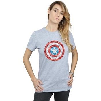 T-shirt Marvel Captain America Pixelated Shield