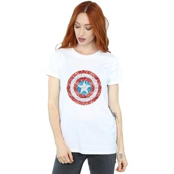 T-shirt Marvel Captain America Pixelated Shield
