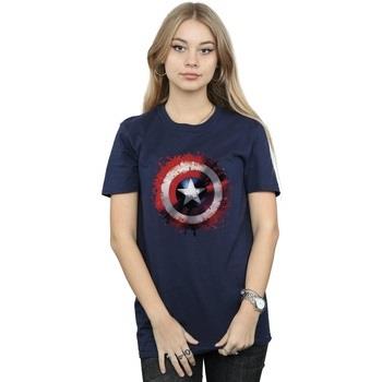 T-shirt Marvel Avengers Captain America Art Shield