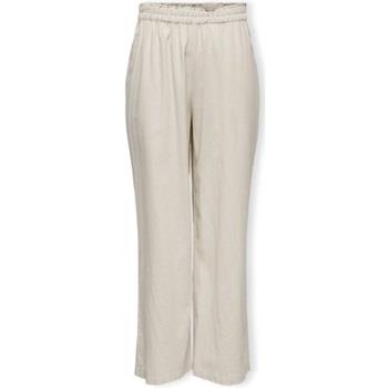 Pantalon Only Noos Trousers Tokyo Linen - Moonbeam