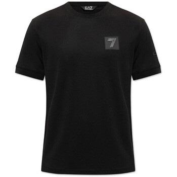T-shirt Emporio Armani EA7 T-shirt Emporio Armani EA7 Noir avec Logo s...