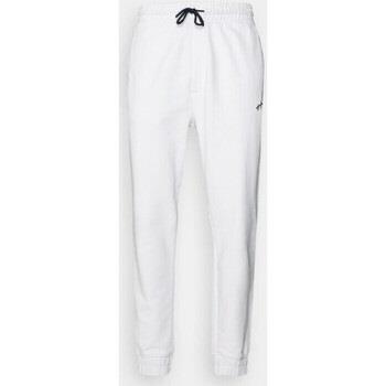 Pantalon BOSS BAS DE SURVÊTEMENT BLANC EN COTON RELAXED FIT AVEC LOGO ...