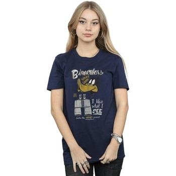 T-shirt Dessins Animés Daffy Duck Binoculars