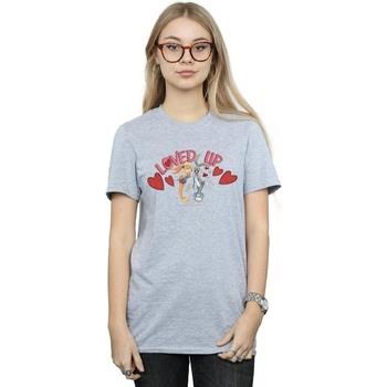 T-shirt Dessins Animés Bugs Bunny And Lola Valentine's Day Loved Up