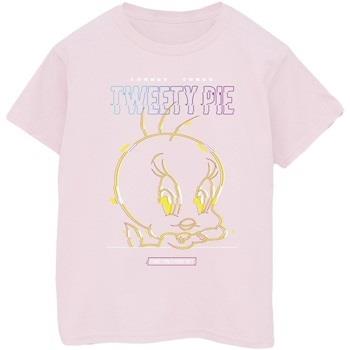 T-shirt Dessins Animés Tweety Glitch