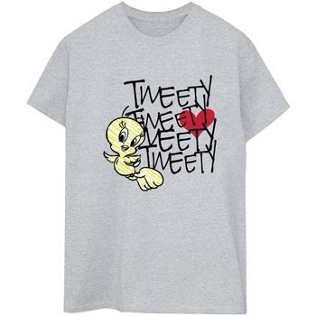 T-shirt Dessins Animés Tweety Love Heart