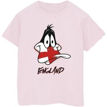 T-shirt Dessins Animés Daffy England Face