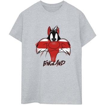 T-shirt Dessins Animés Sylvester England Face