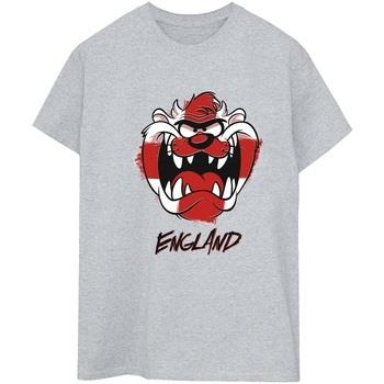 T-shirt Dessins Animés Taz England Face