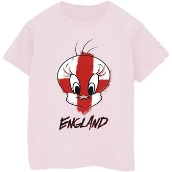 T-shirt Dessins Animés Tweety England Face