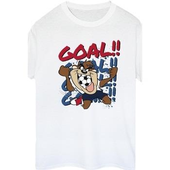 T-shirt Dessins Animés Taz Goal Goal Goal