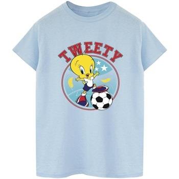 T-shirt Dessins Animés Tweety Football Circle