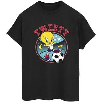 T-shirt Dessins Animés Tweety Football Circle