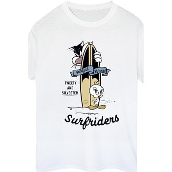 T-shirt Dessins Animés Tweety And Sylvester Perfect Waves