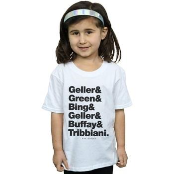 T-shirt enfant Friends Surnames Text